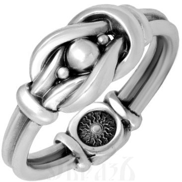 кольцо «узел любви» серебро 925 пробы (арт. 108.331)